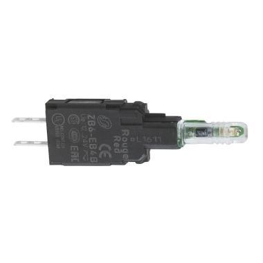 Corpo lampada spia - ZB6 - LED integrato GIALLO - 230-240 V - SCHNEIDER ELECTRIC ZB6EM5B product photo Photo 01 3XL