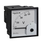 Voltmetro analogico VLT - 72 x 72 mm - 0..500 V - SCHNEIDER ELECTRIC 16005 product photo