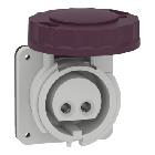 Presa fissa BTS da incasso IP67 16A 24V 50Hz 2P - SCHNEIDER ELECTRIC 82951 product photo