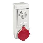 Presa da parete interbloccata fusibilata Unika IP44 32A 380V 3P+N+T - SCHNEIDER ELECTRIC 83147 product photo