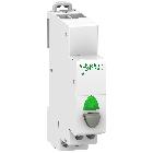 Pulsante iPB 1NA 20A 250Vca grigio e spia verde 12??48Vca/cc - SCHNEIDER ELECTRIC A9E18038 product photo