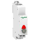 Pulsante iPB 1NC 20A 250Vca grigio e spia rossa 12??48Vca/cc - SCHNEIDER ELECTRIC A9E18039 product photo