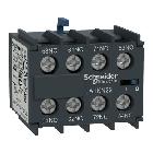 Blocco contatti ausiliari TeSys - 1NO + 1NC - Terminali a molla - SCHNEIDER ELECTRIC LA1KN13 product photo