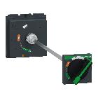 Manovra rotativa rinviata, ComPacT NSX400/630 retraibile, manovra nera, lunghezza albero telescopico da 272 mm a 600 mm, IP55 - SCHNEIDER ELECTRIC LV432603T product photo