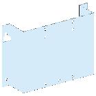 Piastra di fondo NS-INS250V fis/dir L250 - SCHNEIDER ELECTRIC LVS03050 product photo