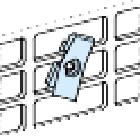 20 Dadi/Piastra di fondo preforata M6 - SCHNEIDER ELECTRIC LVS03182 product photo