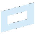 Piastra frontale comm Monoblocco INS250 - SCHNEIDER ELECTRIC LVS03247 product photo