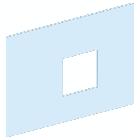 Piastra frontale NSX400/630 VigiV fix  dir - SCHNEIDER ELECTRIC LVS03297 product photo