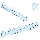 Guida apparecchio modulare regolabile P L400 - SCHNEIDER ELECTRIC LVS03404 product photo