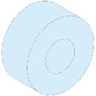 Distanziale in rame per Polybloc 250A - SCHNEIDER ELECTRIC LVS04037 product photo