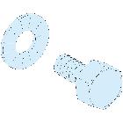 40 viti M6X16 per barre filettate<lt/>630 - SCHNEIDER ELECTRIC LVS04195 product photo