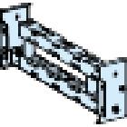 Supporto barre H barre 5/10mm - SCHNEIDER ELECTRIC LVS04664 product photo