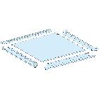 Piastra passacavi piena IP55 L300 P400 Prisma P - SCHNEIDER ELECTRIC LVS08483 product photo