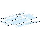 Piastra passacavi piena 2 PARTI IP30 L650+150 P400 P - SCHNEIDER ELECTRIC LVS08497 product photo