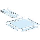 Piastra passacavi piena IP55 L650+150 P600 Prisma P - SCHNEIDER ELECTRIC LVS08687 product photo
