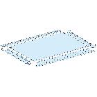 Piastra passacavi piena IP55 L800 P600 - SCHNEIDER ELECTRIC LVS08688 product photo