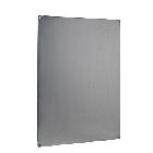 Piastra interna per montaggio apparecchiature in lamiera HxL 1600x800 mm - SCHNEIDER ELECTRIC NSYMP168 product photo