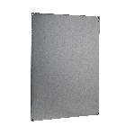 Piastra interna per montaggio apparecchiature in lamiera HxL 1800x1000 mm - SCHNEIDER ELECTRIC NSYMP1810 product photo