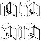 Kit di affiancamento laterale 1500X400 7035 - SCHNEIDER ELECTRIC NSYMUPLA154G product photo