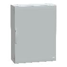 Armadio in poliestere con porta liscia 1000x750x320 IP65 RAL 7035 - SCHNEIDER ELECTRIC NSYPLA1073G product photo