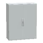 Armadio in poliestere con porta liscia 1250x1000x420 IP65 RAL 7035 - SCHNEIDER ELECTRIC NSYPLA12104G product photo