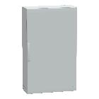 Armadio in poliestere con porta liscia 1250x750x320 IP65 RAL 7035 - SCHNEIDER ELECTRIC NSYPLA1273G product photo