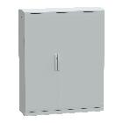 Armadio in poliestere con porta liscia IP54 1500x1250x420 RAL 7035 - SCHNEIDER ELECTRIC NSYPLAZT15124G product photo