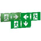 Schermo segnalazione con 3 pittogrammi destra/sinistra/ basso, Exiway Smartled, 24m, Accessorio di Segnalazione - SCHNEIDER ELECTRIC OVA53158 product photo