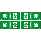 4 Schermi 45 gradi per Kit Segnalazione Exiway Smartled 24m, Accessorio di Segnalazione - SCHNEIDER ELECTRIC OVA53165 product photo