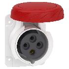 Presa fissa BT da incasso diritta IP67 16A 380V 3PT cablaggio rapido - SCHNEIDER ELECTRIC PKY16G734 product photo