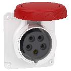 Presa fissa BT da incasso diritta IP67 16A 380V 3PNT cablaggio rapido - SCHNEIDER ELECTRIC PKY16G735 product photo