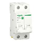 Interruttore magnetotermico (MCB), Resi9, 2P, 6 A, curva C, 4500 A, 400 V - SCHNEIDER ELECTRIC R9F32206 product photo