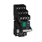 RELE' PRE-MONTATO 4 NC/NO 24 VDC 6A - SCHNEIDER ELECTRIC RXM4AB2BDPVS product photo