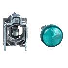 Lampada spia D.22  - IP65 - verde - LED integrato - 24V - ATEX - SCHNEIDER ELECTRIC XB4BVB3EX product photo