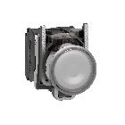Pulsante luminoso bianco D.22 - filoghiera ad impulso - 24V - 1NO+1NC- LED universale - SCHNEIDER ELECTRIC XB4BW31B5 product photo