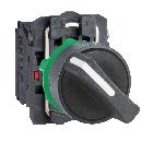 Selettore D.22 - 2 posizioni - sblocco rotazione - leva nero - 1NO+1NC - SCHNEIDER ELECTRIC XB5AD25 product photo