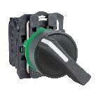 Selettore D.22 - 2 posizioni - sblocco rotazione - leva LUNGA - nero - 1NO - SCHNEIDER ELECTRIC XB5AJ21 product photo