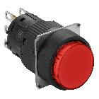 Pulsante luminoso rosso D.16 - filoghiera ad impulso - 24V - 1 NC/NO - SCHNEIDER ELECTRIC XB6EAW4B1P product photo