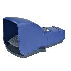 Interruttore a pedale singolo XPE-B c/protezione plastica blu - 2NC+2NO - SCHNEIDER ELECTRIC XPEB711 product photo