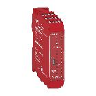Modulo configurabile modulare di sicurezza 8DI 4DO m.vite - SCHNEIDER ELECTRIC XPSMCMC10804 product photo