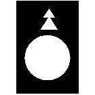 Etichetta - 30x40mm - nero - sinistra, lento-veloce - SCHNEIDER ELECTRIC ZB2BY2912 product photo