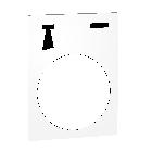 Etichetta - 30x40mm - bianco - avvio clacson - SCHNEIDER ELECTRIC ZB2BY4935 product photo