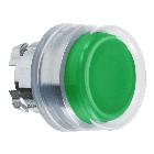 Testa pulsante D.22 - sporgente  verde - (silicone trasparente) - SCHNEIDER ELECTRIC ZB4BP3 product photo