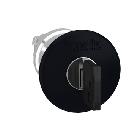 Testa pulsante D.22 - rit. a chiave - fungo D.40mm - nera - SCHNEIDER ELECTRIC ZB4BS12 product photo