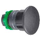 Testa pulsante D.22 - ad impulso - nera - fungo D.40 mm - SCHNEIDER ELECTRIC ZB5AC2 product photo