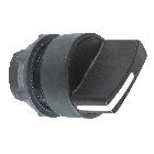 Testa selettore - 2 posizioni D.22 - nero - SCHNEIDER ELECTRIC ZB5AD4 product photo