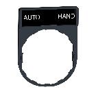 Porta etichetta 30 X 40mm - per unit?  D.22 - con etichetta AUTO-MAN - SCHNEIDER ELECTRIC ZBY2364 product photo