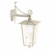 APPLIQUE DA ESTERNO IN BASSO NOTORIUS E27 BIANCO - ORO - SOVIL 421/26 product photo