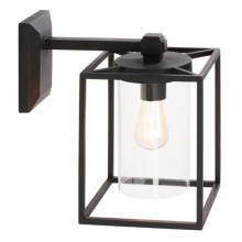 APPLIQUE DA ESTERNO IN BASSO DOMUS E27 NERO - SOVIL 597/06 product photo