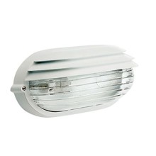 PLAFONIERA DA ESTERNO PALPEBRA OVALE APPLIQUE PICCOLA BIANCO E27 - SOVIL 787/02 product photo